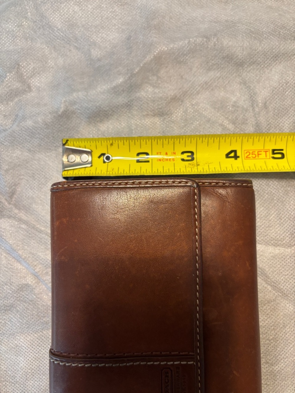 Coach Brown Leather Continental Wallet - Picture 15 of 15